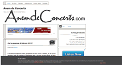 Desktop Screenshot of anemdeconcerts.com
